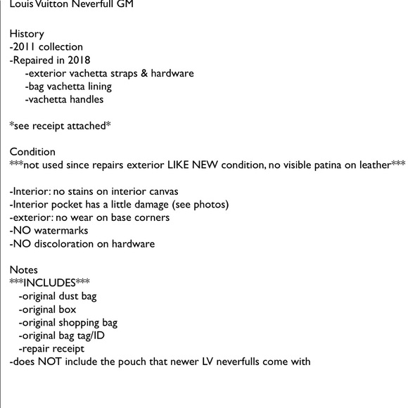 Vintage 2011 Louis Vuitton Neverfull GM - Picture 10 of 10